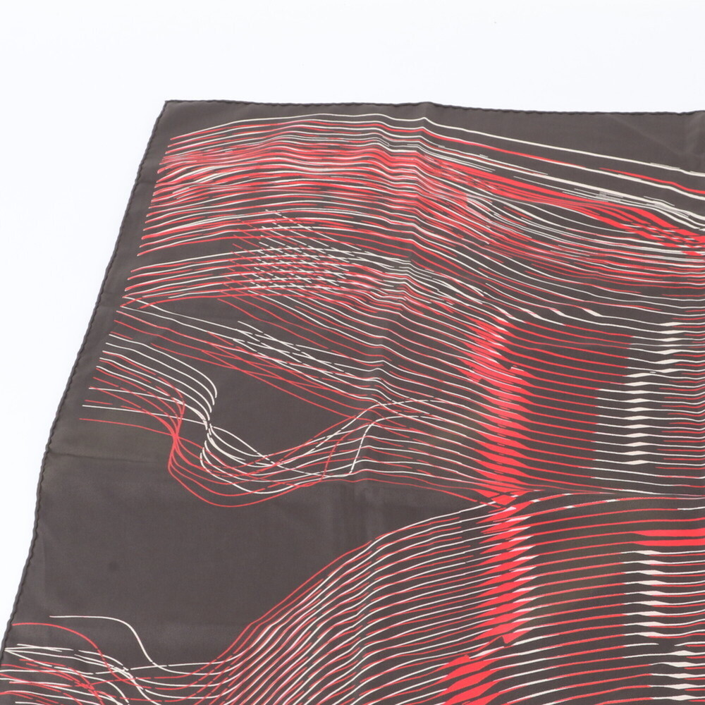 HERMES Brown Silk Scarf - Picture 2 of 9